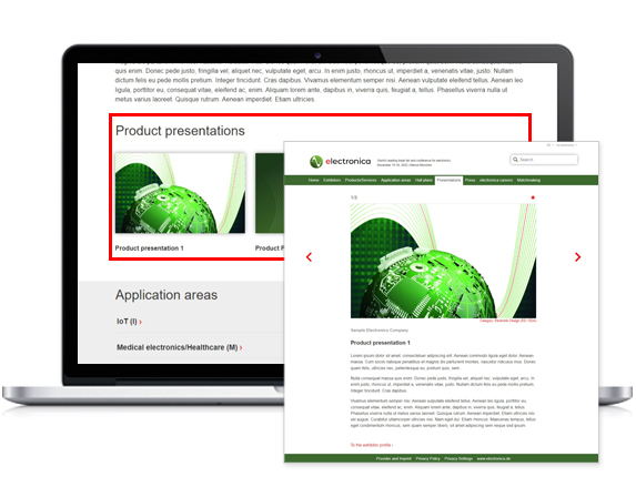 3 product presentations
