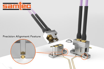 Samtec Releases Line of DC to 90GHz Connectors with Alignment Features